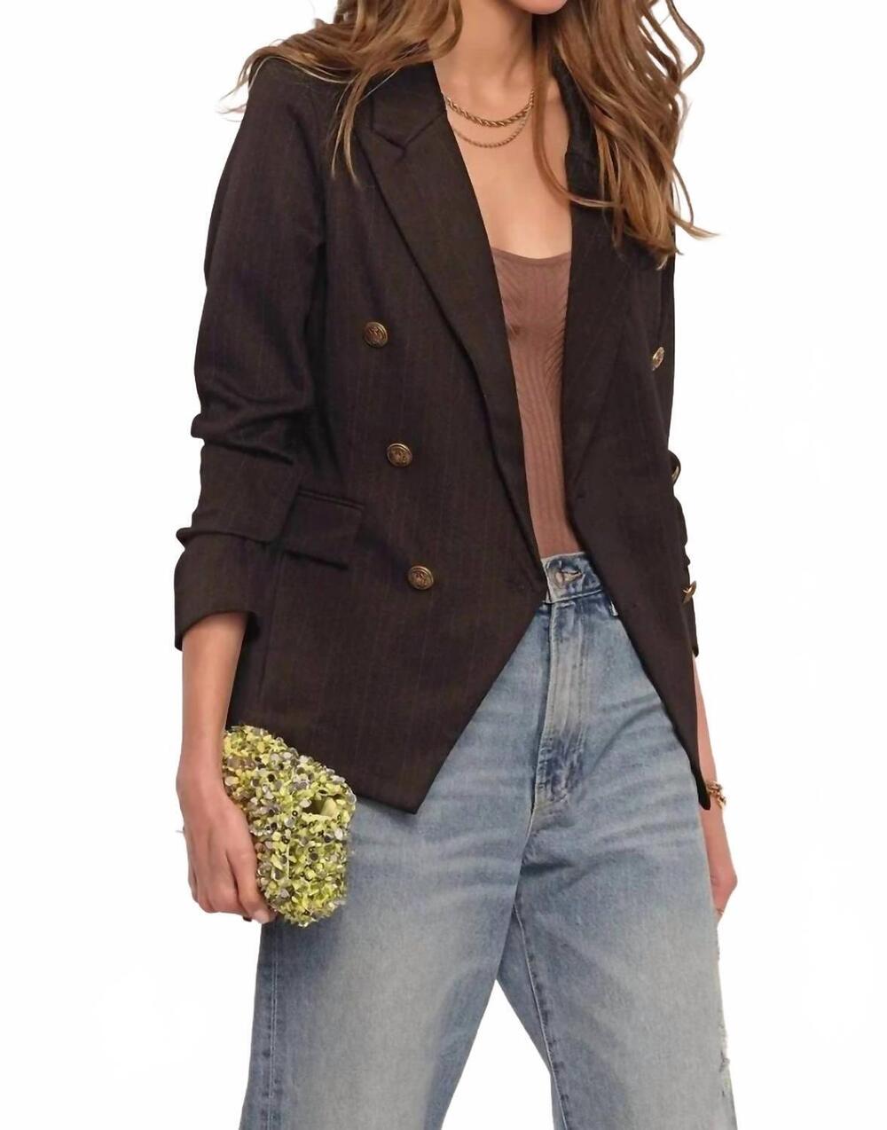 NEW HEARTLOOM aiden blazer in charcoal